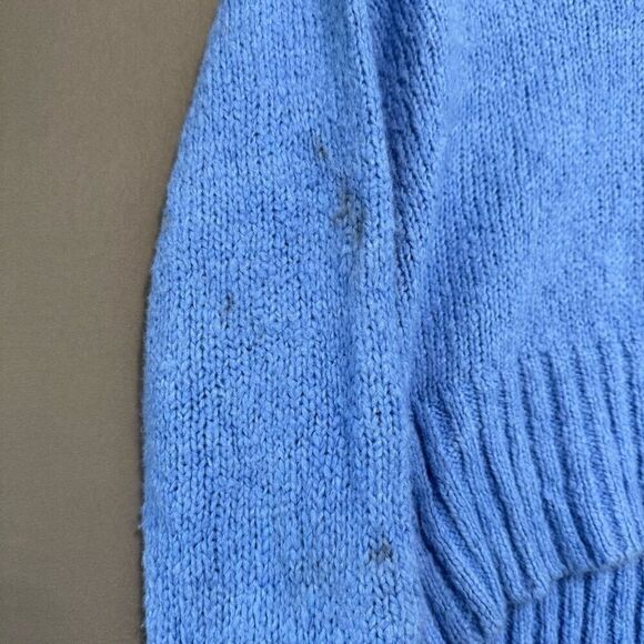 Columbia Women’s Blue Knit Sweater Size XL Acrylic Blend - Picture 3 of 11